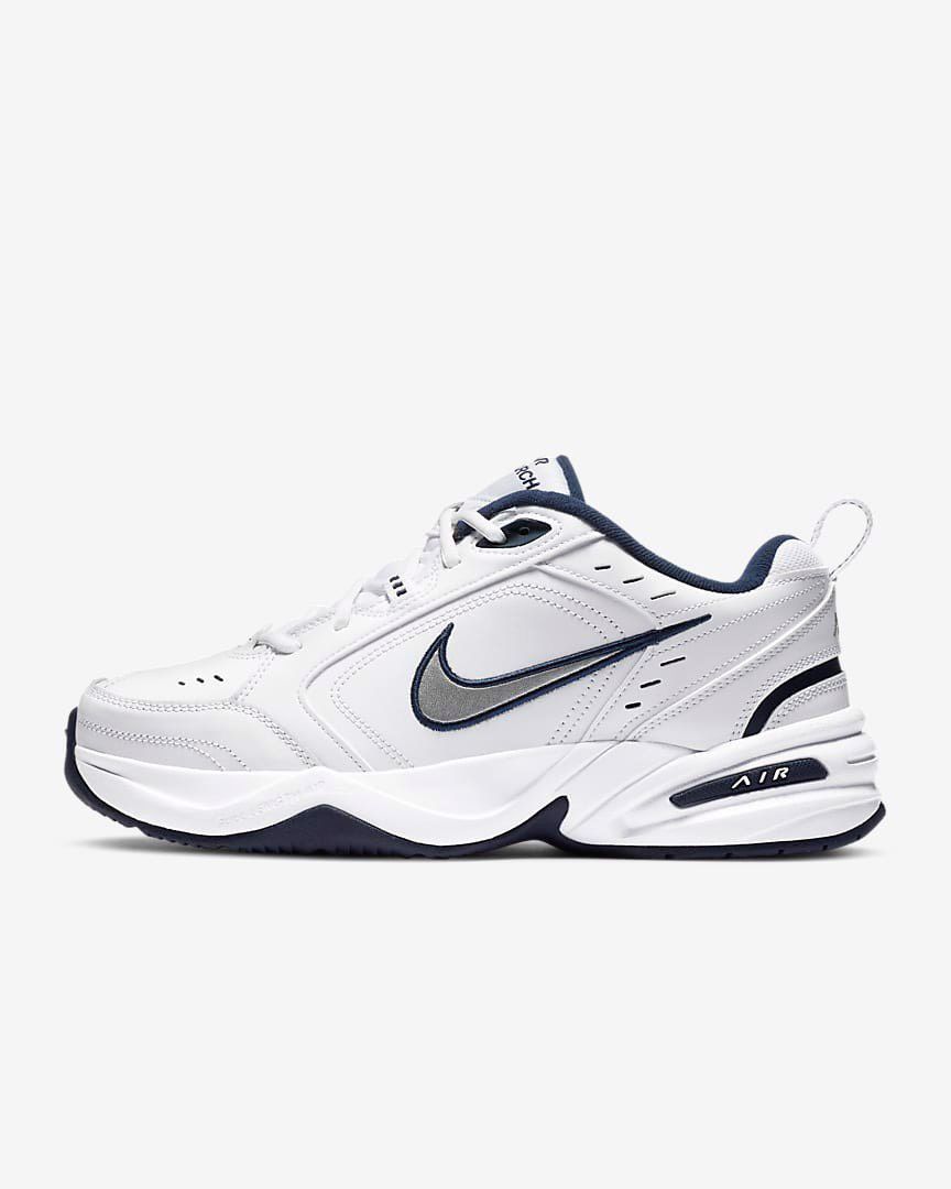 0528 - HÀNG CHÍNH HÃNG - GIÀY NIKE AIR MONARCH IV MÀU TRẮNG XANH - *WHITE/NAVY* - CODE: 415445 -102