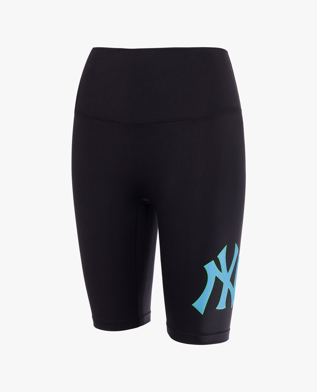 0533 - HÀNG CHÍNH HÃNG - QUẦN MLB BIKER LEGGING NỮ ATHLEISURE MÀU ĐEN LOGO XANH DƯƠNG - *BLACK* - CODE: 3FLGC0123