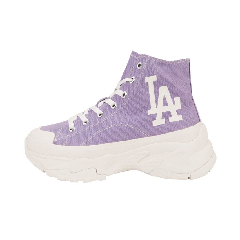 0544 - HÀNG CHÍNH HÃNG - GIÀY MLB CHUNKY HIGH - CỔ CAO (MÀU TÍM) - *PURPLE/YELLOW* - CODE: 32SHU1111-07V