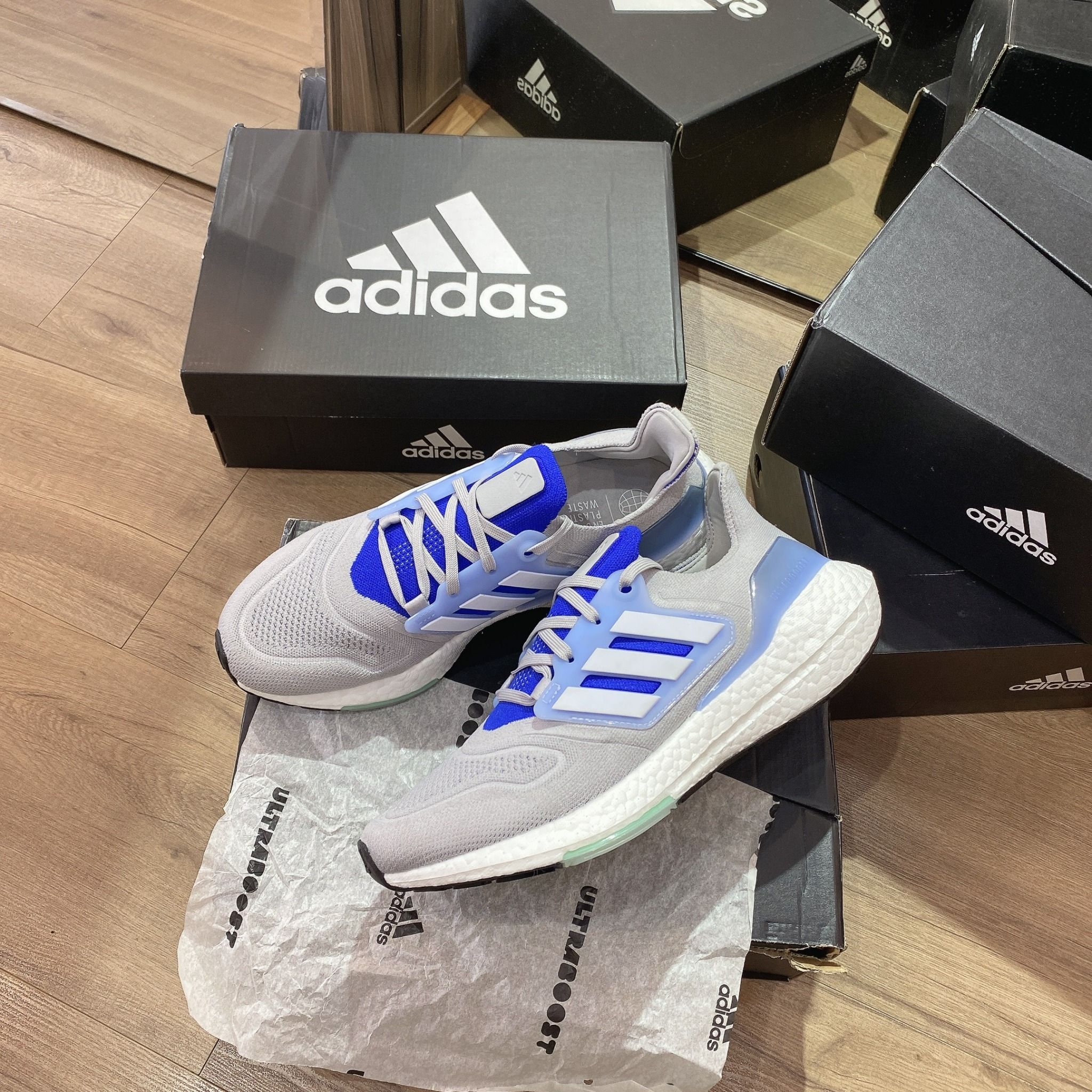 0616 - HÀNG CHÍNH HÃNG - GIÀY ADIDAS ULTRABOOST 21 PRIME MÀU XANH XÁM - *BLUE/GREY* - Code: HP9189