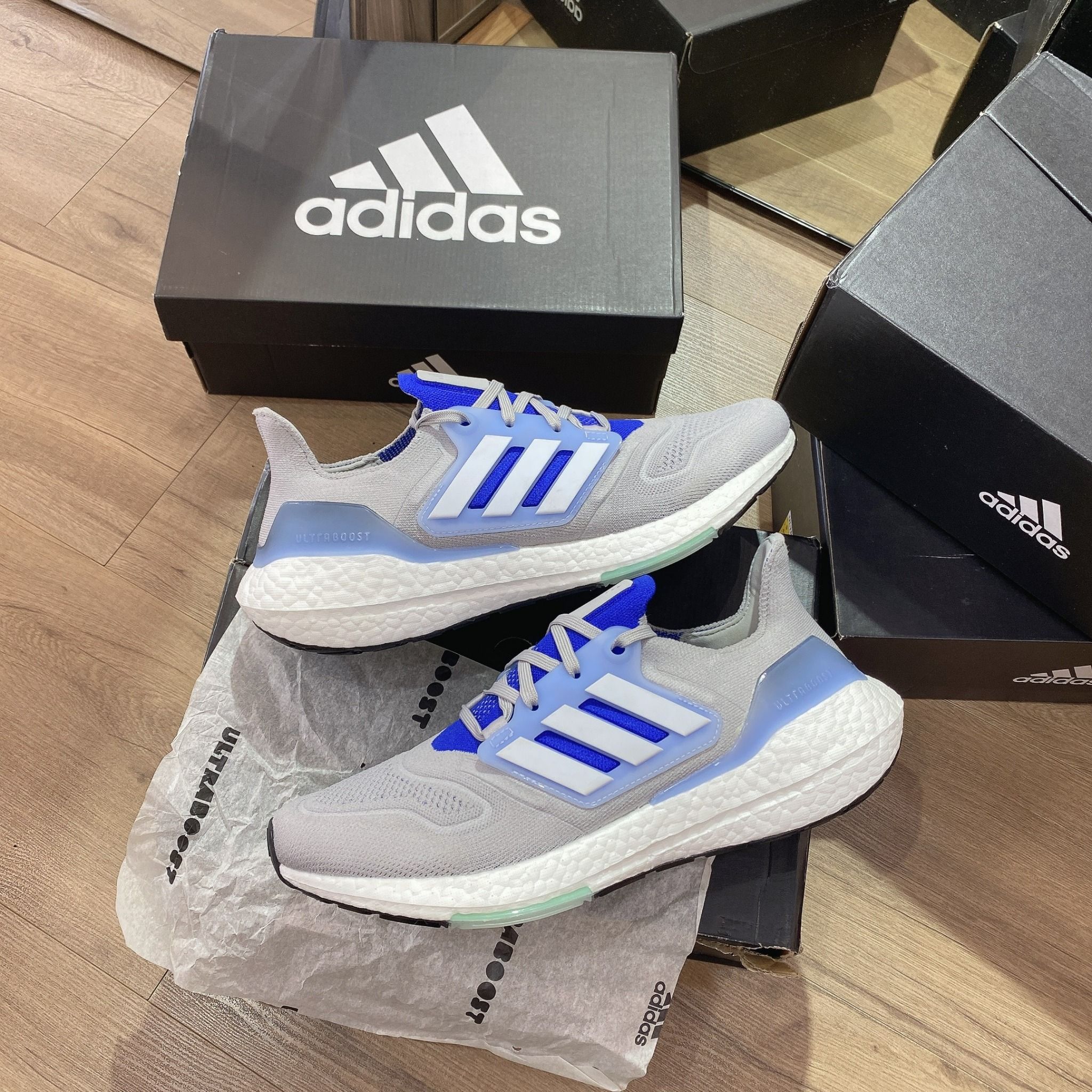 0616 - HÀNG CHÍNH HÃNG - GIÀY ADIDAS ULTRABOOST 21 PRIME MÀU XANH XÁM - *BLUE/GREY* - Code: HP9189