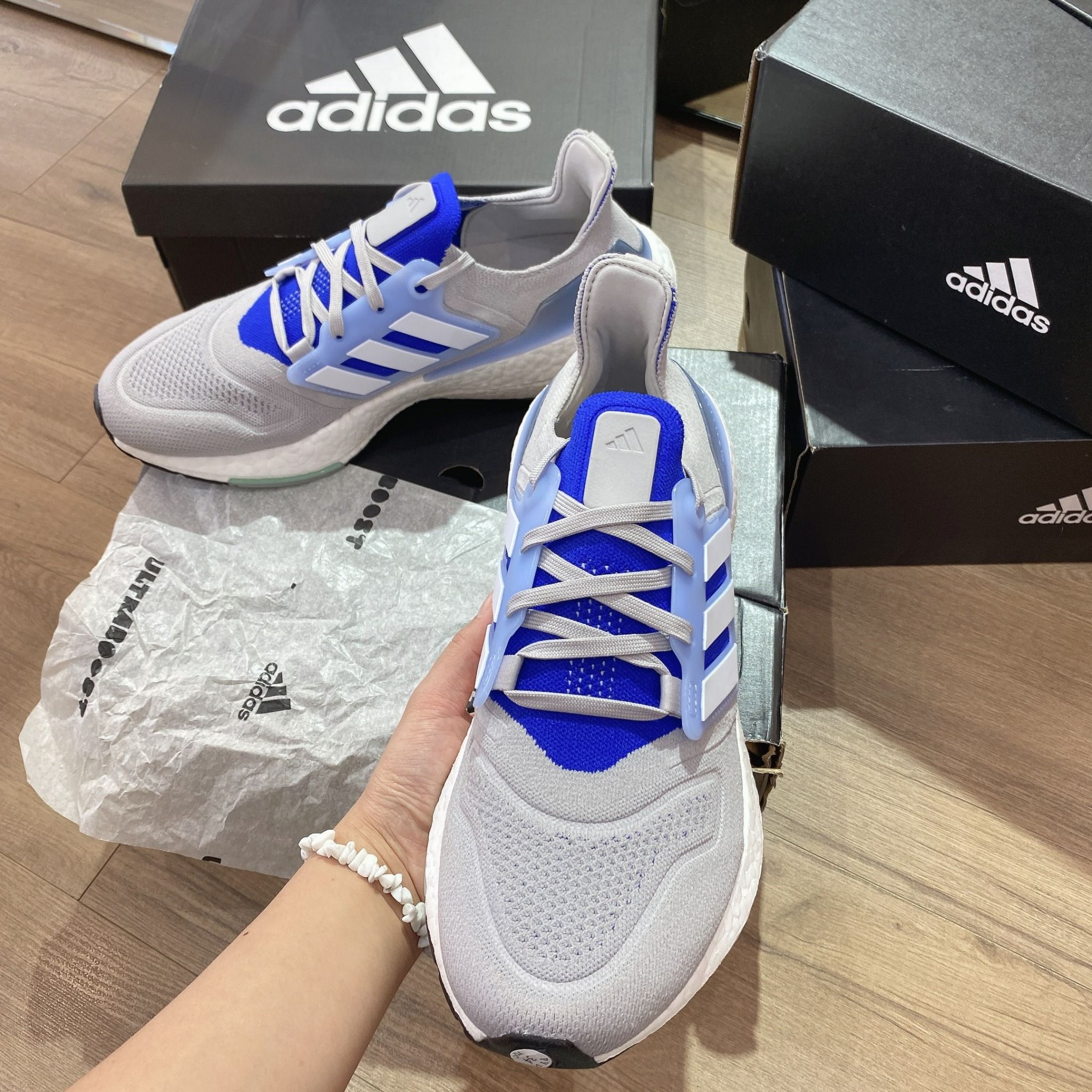0616 - HÀNG CHÍNH HÃNG - GIÀY ADIDAS ULTRABOOST 21 PRIME MÀU XANH XÁM - *BLUE/GREY* - Code: HP9189