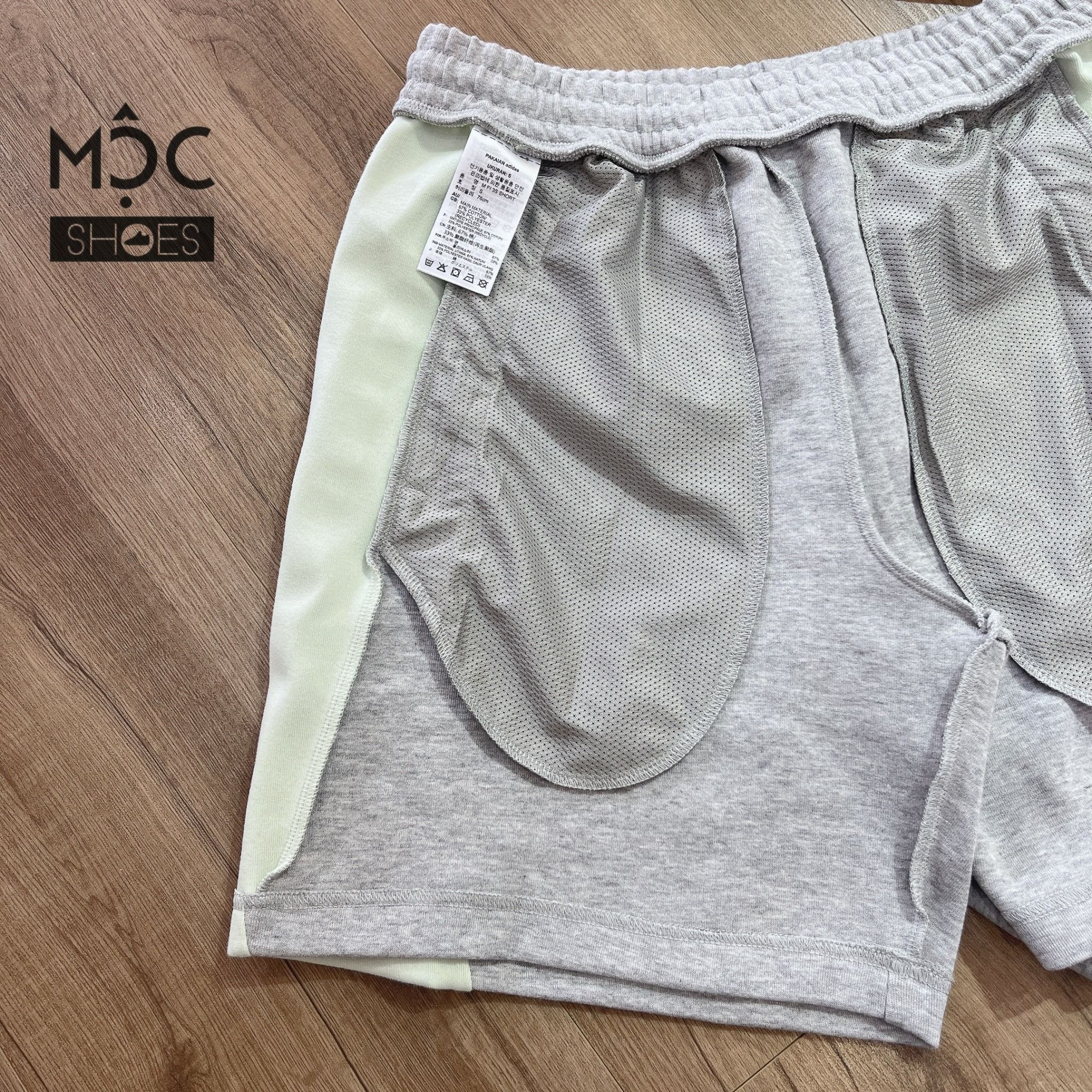0556 - HÀNG CHÍNH HÃNG - QUẦN ĐÙI SHORT ADIDAS 3 SỌC FUTURE ICONS MÀU XÁM - *GREY* - CODE: HK4553
