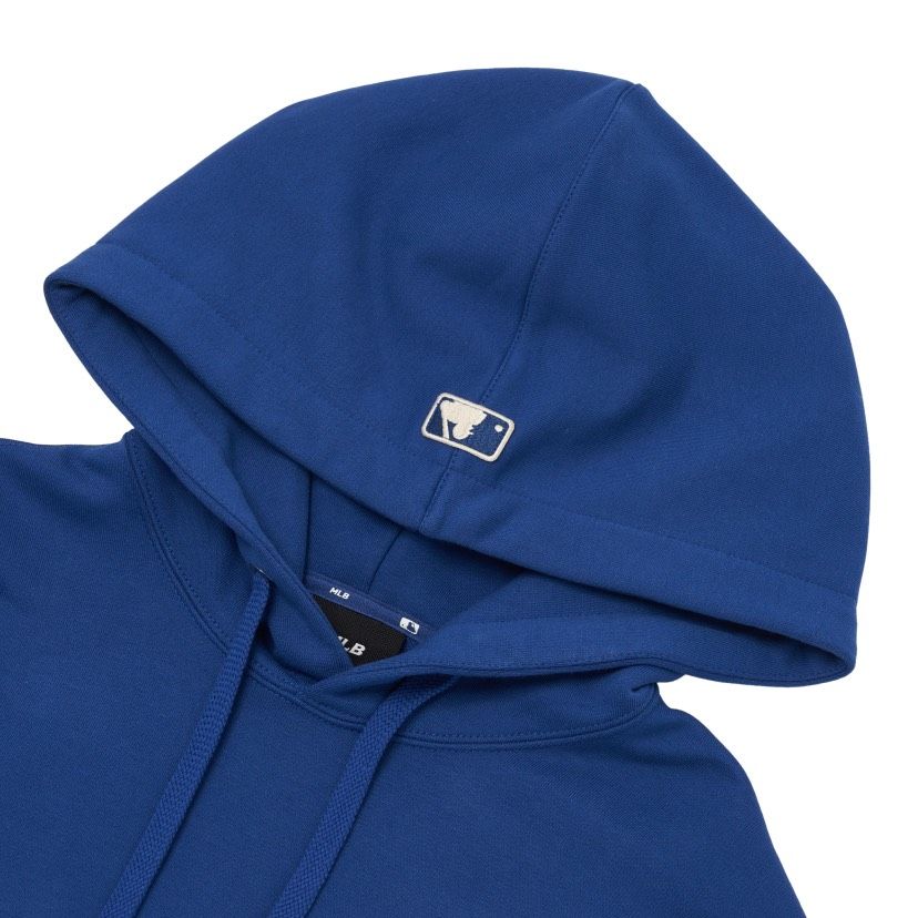0510 - HÀNG CHÍNH HÃNG - ÁO HOODIE TAY DÀI CÓ MŨ MLB HOẠ TIẾT NY ZICZAC MÀU *DARK BLUE/XANH DƯƠNG* 2022