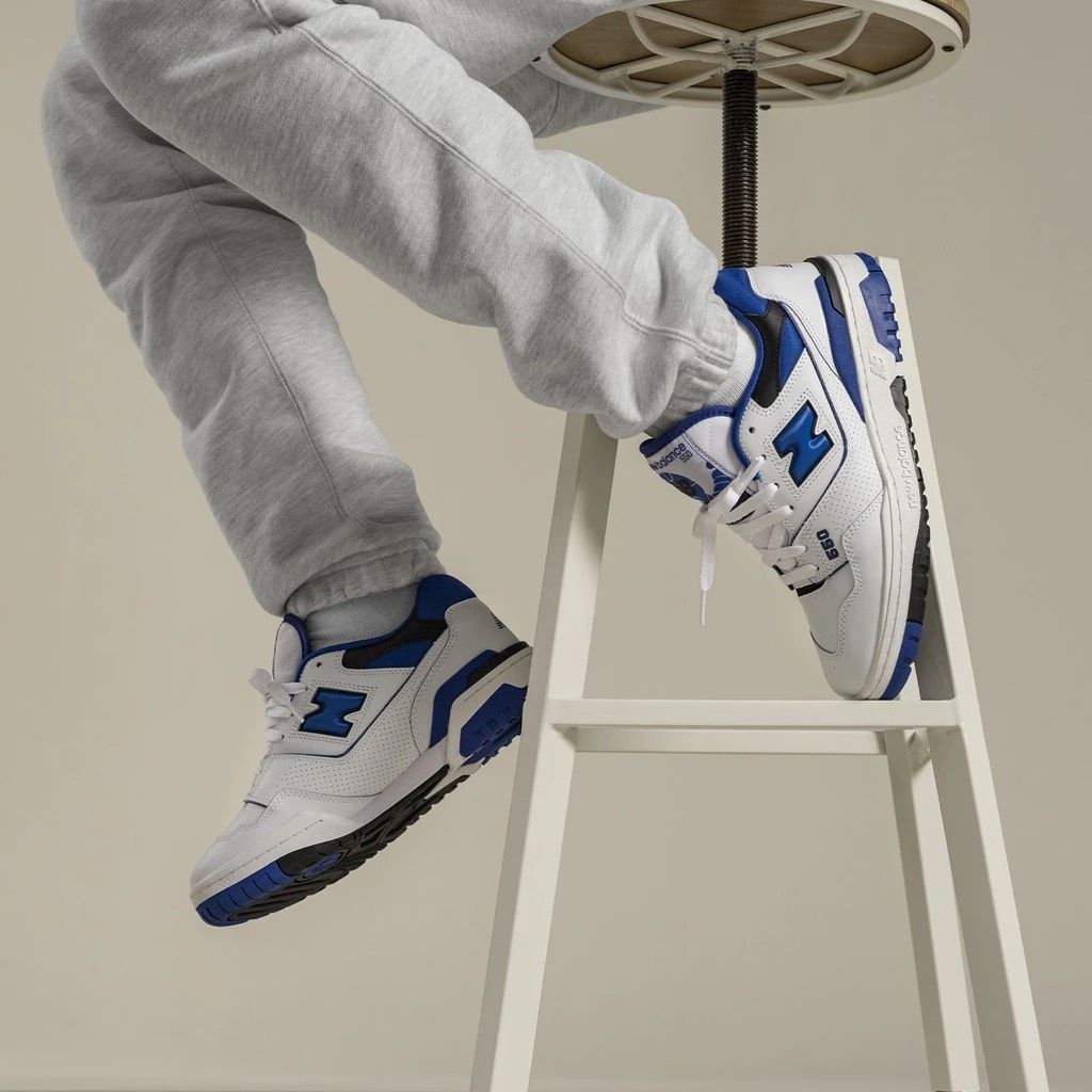 0548 - HÀNG CHÍNH HÃNG - GIÀY NEW BALANCE 550 MÀU XANH TRẮNG - *BLUE/WHITE* - CODE: BB550SN1