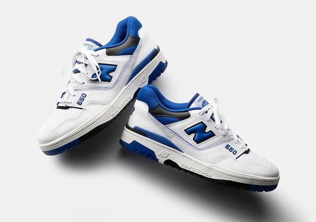 0548 - HÀNG CHÍNH HÃNG - GIÀY NEW BALANCE 550 MÀU XANH TRẮNG - *BLUE/WHITE* - CODE: BB550SN1