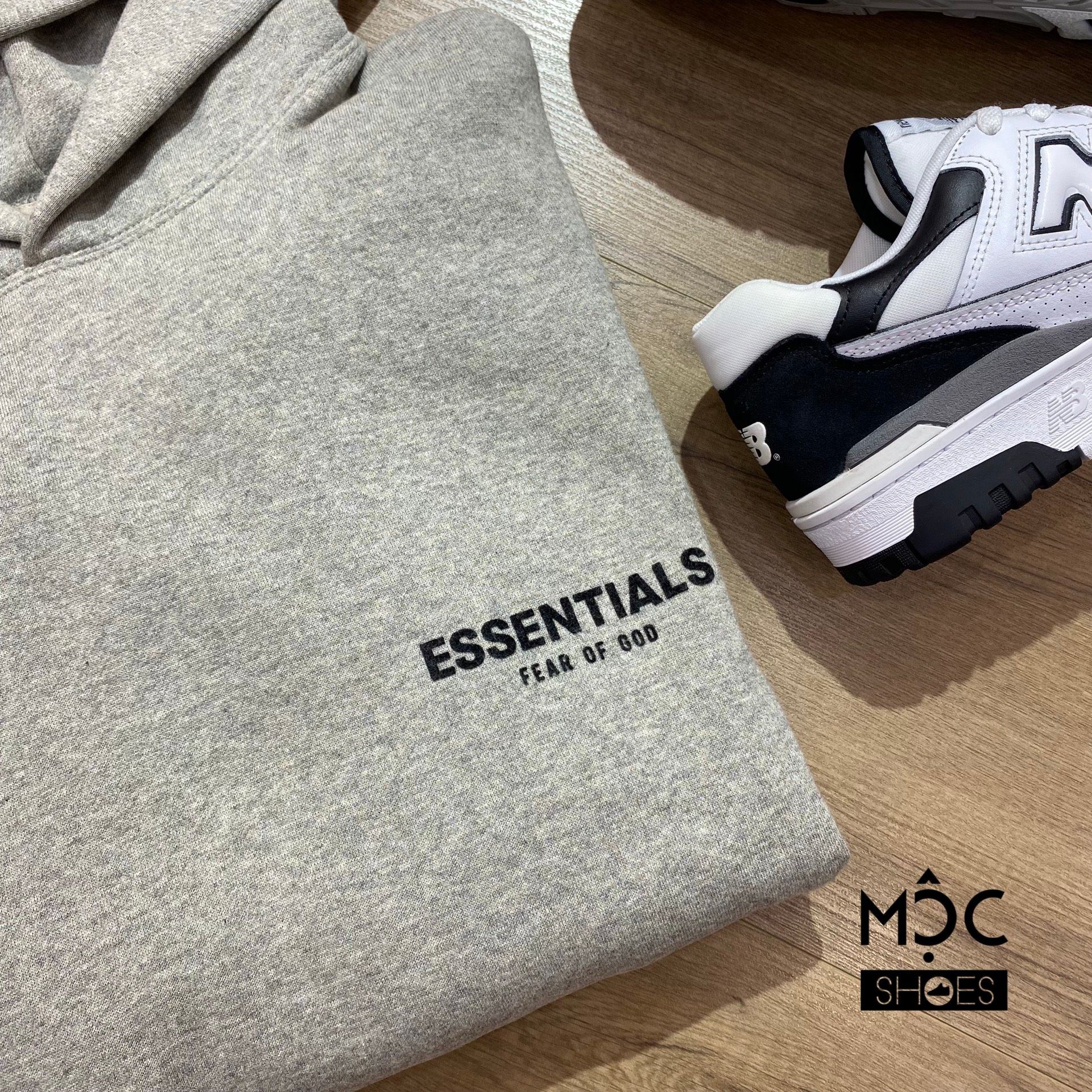 0559 - HÀNG CHÍNH HÃNG - ÁO HOODIE ESSENTIAL FEAR OF GOD MÀU DARK OATMEAL - *XÁM/GREY* - SS22