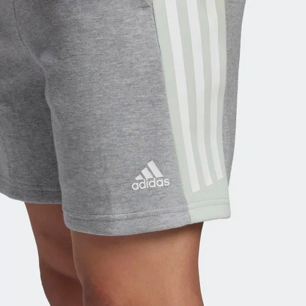 0556 - HÀNG CHÍNH HÃNG - QUẦN ĐÙI SHORT ADIDAS 3 SỌC FUTURE ICONS MÀU XÁM - *GREY* - CODE: HK4553