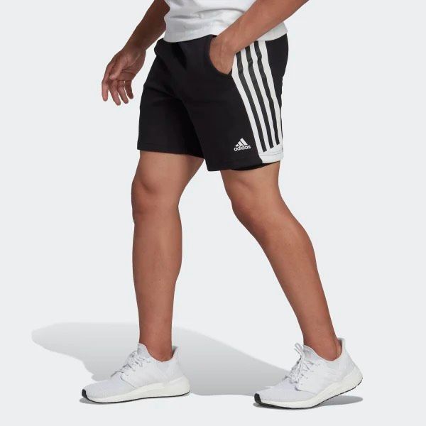 0557 - HÀNG CHÍNH HÃNG - QUẦN ĐÙI SHORT ADIDAS 3 SỌC FUTURE ICONS MÀU ĐEN - *BLACK* - CODE: HK4554