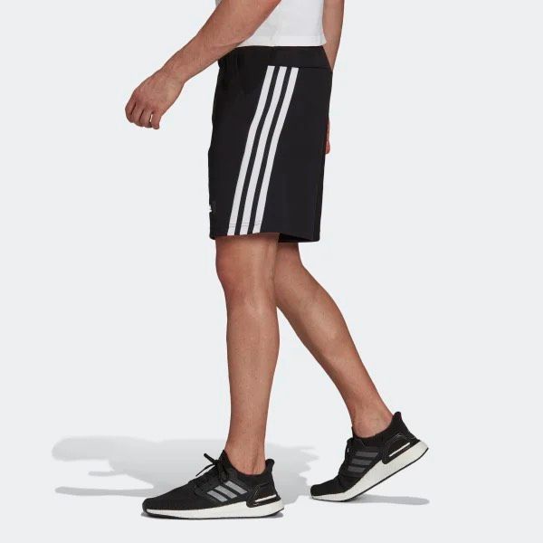 0557 - HÀNG CHÍNH HÃNG - QUẦN ĐÙI SHORT ADIDAS 3 SỌC FUTURE ICONS MÀU ĐEN - *BLACK* - CODE: HK4554