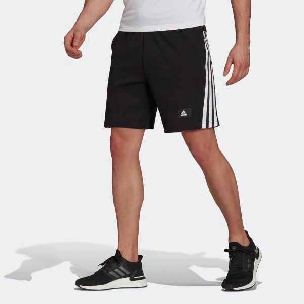 0557 - HÀNG CHÍNH HÃNG - QUẦN ĐÙI SHORT ADIDAS 3 SỌC FUTURE ICONS MÀU ĐEN - *BLACK* - CODE: HK4554