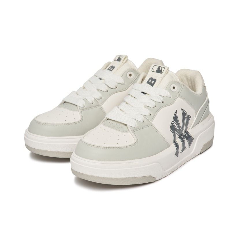 0574 - HÀNG CHÍNH HÃNG - GIÀY MLB CHUNKY LINER NEW YORK YANKEE MÀU XÁM -*ICE GREY* - CODE: 3ASXCA12N - 50GRL