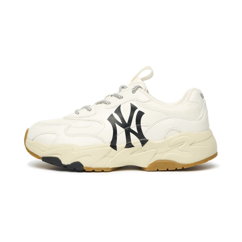 0612 - HÀNG CHÍNH HÃNG - GIÀY SNEAKER MLB CHUNKY LITE NEW YORK MÀU TRẮNG ĐẾ GUM - *WHITE/GUM* - CODE: 3ASHC311N - 50WHS