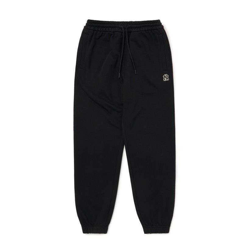 0654 - HÀNG CHÍNH HÃNG - QUẦN THỂ THAO JOGGER MLB BASIC LOGO NY MÀU ĐEN - *BLACK* - CODE: 3APTB0724-50BKS