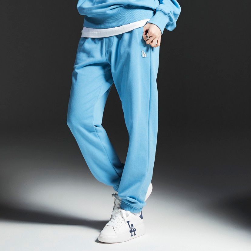 0656 - HÀNG CHÍNH HÃNG - QUẦN THỂ THAO JOGGER MLB BASIC LOGO NY MÀU XANH DƯƠNG - *BLUE* - CODE: 3APTB0724-07BLL