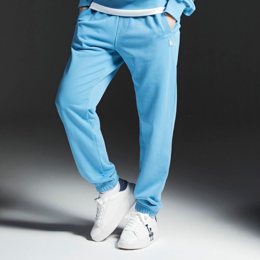 0656 - HÀNG CHÍNH HÃNG - QUẦN THỂ THAO JOGGER MLB BASIC LOGO NY MÀU XANH DƯƠNG - *BLUE* - CODE: 3APTB0724-07BLL