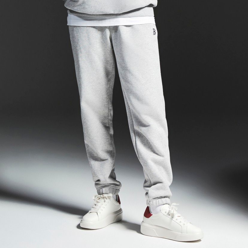 0657 - HÀNG CHÍNH HÃNG - QUẦN THỂ THAO JOGGER MLB BASIC LOGO NY MÀU XÁM - *GREY* - CODE: 3APTB0724-43MGS
