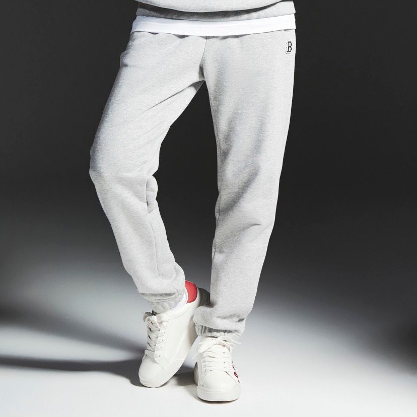 0657 - HÀNG CHÍNH HÃNG - QUẦN THỂ THAO JOGGER MLB BASIC LOGO NY MÀU XÁM - *GREY* - CODE: 3APTB0724-43MGS