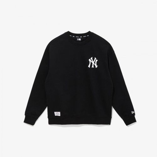 0662 - HÀNG CHÍNH HÃNG - ÁO SWEATER NEW ERA X MLB GRID LOGO NY MÀU ĐEN - *BLACK* - CODE: 13338671