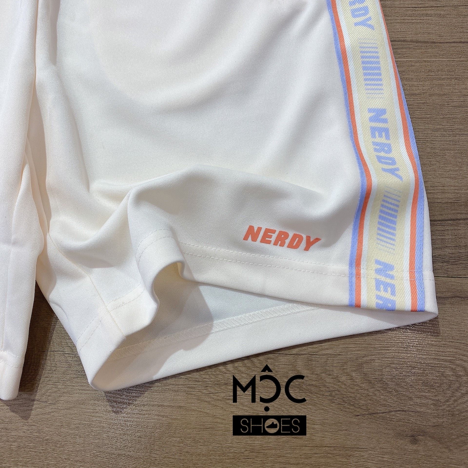 0709 - HÀNG CHÍNH HÃNG - QUẦN SHORT ĐÙI NERDY LINE MÀU BE CAM 2022 - *ORANGE/BEIGE* - CODE