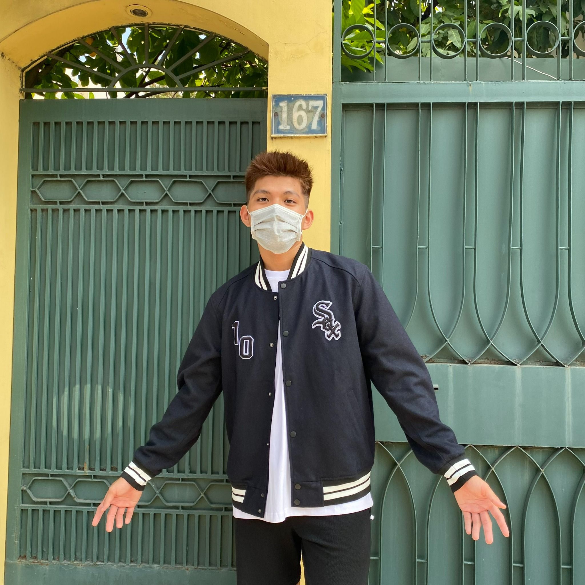 0719 - HÀNG CHÍNH HÃNG - ÁO KHOÁC BÓNG CHÀY VARSITY MARTINY X MLB CHICAGO MÀU XANH NAVY 2022 - *NAVY*