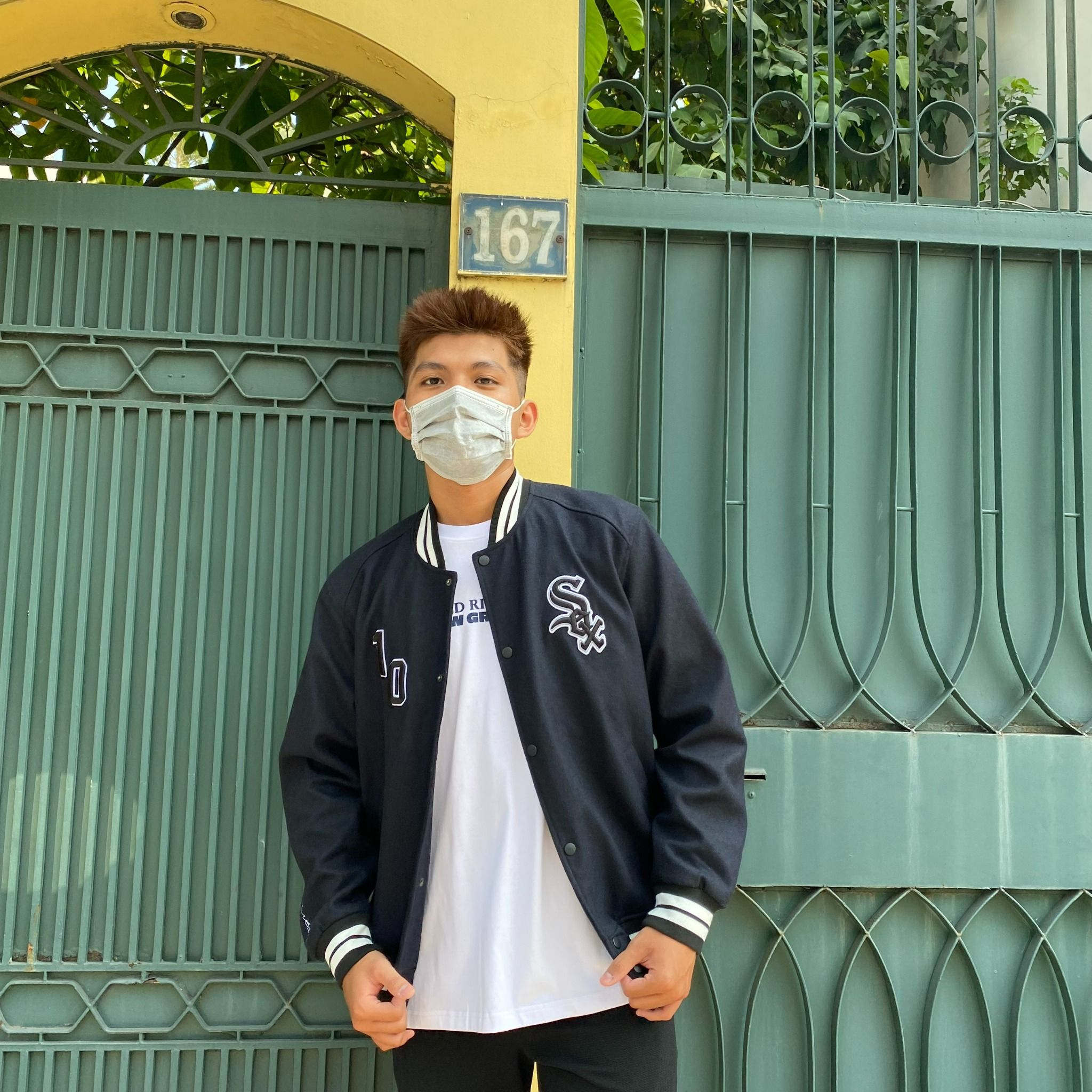 0719 - HÀNG CHÍNH HÃNG - ÁO KHOÁC BÓNG CHÀY VARSITY MARTINY X MLB CHICAGO MÀU XANH NAVY 2022 - *NAVY*