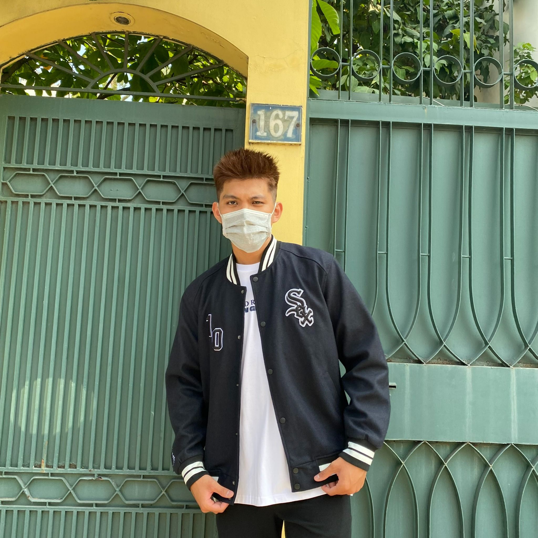 0719 - HÀNG CHÍNH HÃNG - ÁO KHOÁC BÓNG CHÀY VARSITY MARTINY X MLB CHICAGO MÀU XANH NAVY 2022 - *NAVY*