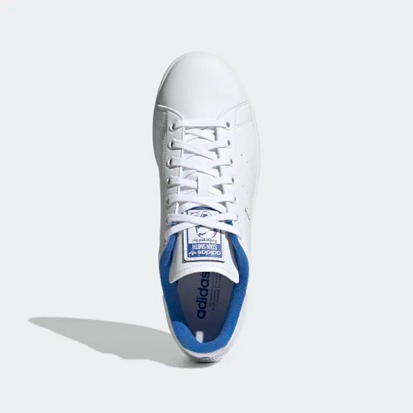 0745 - HÀNG CHÍNH HÃNG - GIÀY ADIDAS STAN SMITH MÀU TRẮNG LÓT XANH DƯƠNG - *WHITE/BLUE* - CODE: GX4415