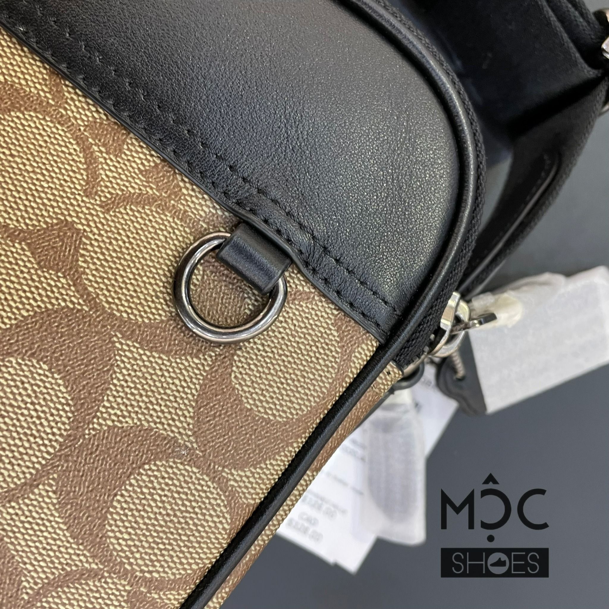 0763 - HÀNG CHÍNH HÃNG - TÚI ĐEO CHÉO COACH GRAHAM CROSSBODY IN SIGNATURE CANVAS MÀU NÂU VÀNG - *BROWN* - CODE: C4149