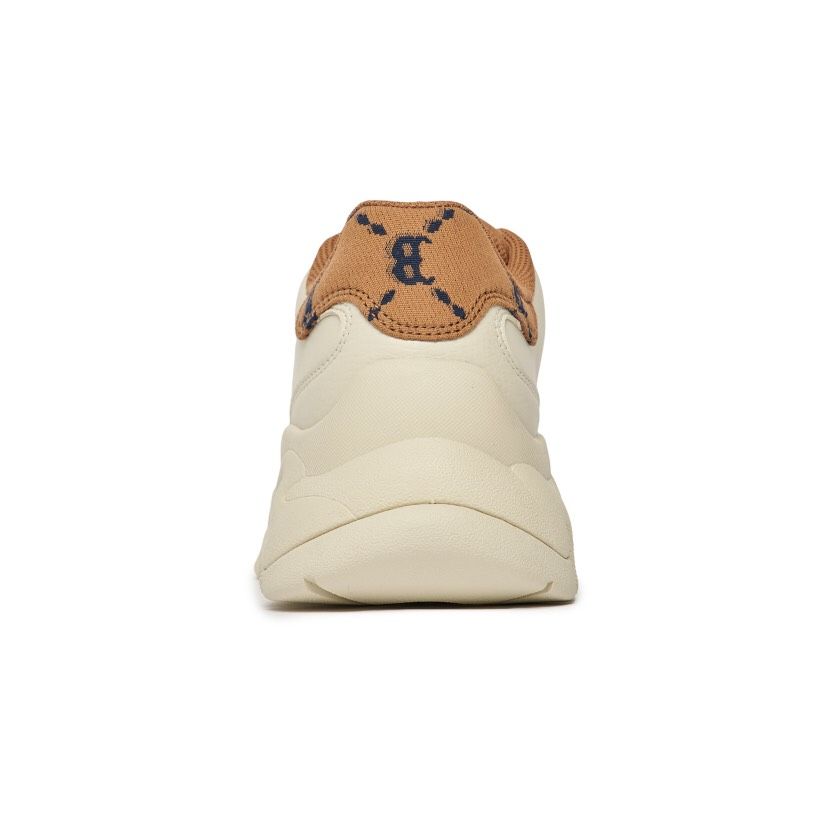 0770 - HÀNG CHÍNH HÃNG - GIÀY MLB BIGBALL CHUNKY DIAMOND MONOGRAM BOSTON REDSOX MÀU NÂU - *BROWN* - CODE: 3ASHCDM2N-43BGD