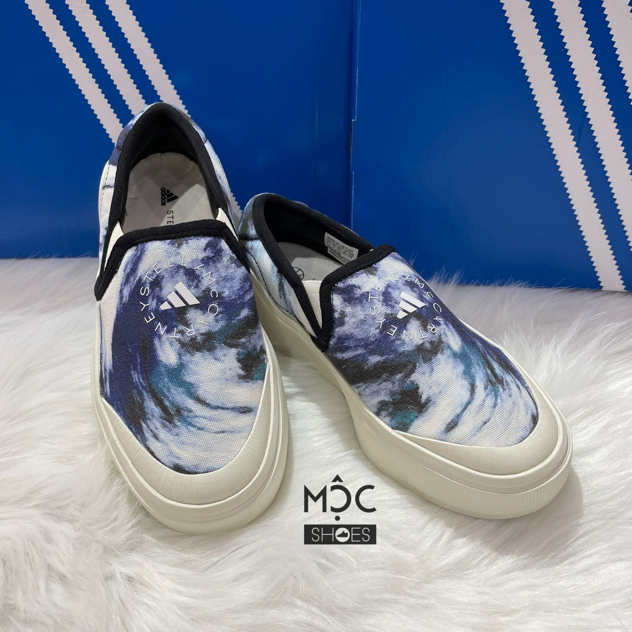 0781 - HÀNG CHÍNH HÃNG - GIÀY ADIDAS SLIP ON X STELLA McCARTNEY 'SKY GALAXY' MÀU TÍM 2022 - *PURPLE* - CODE: IG7076