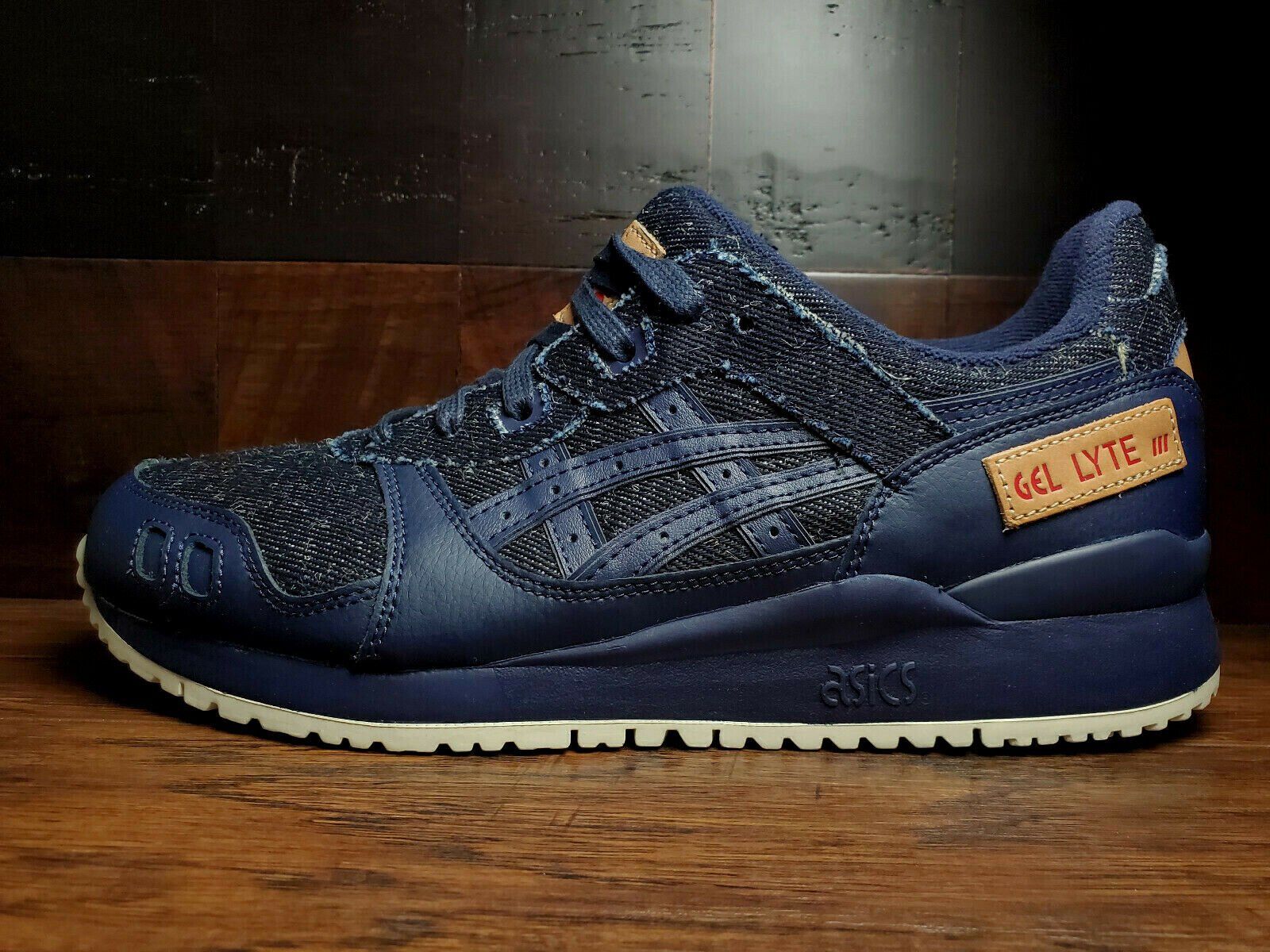0797 - HÀNG CHÍNH HÃNG - GIÀY ASICS GEL LYTE 3 'DENIM PACK NAVY' MÀU XANH NAVY - *NAVY* - CODE: 1201A049 - 400