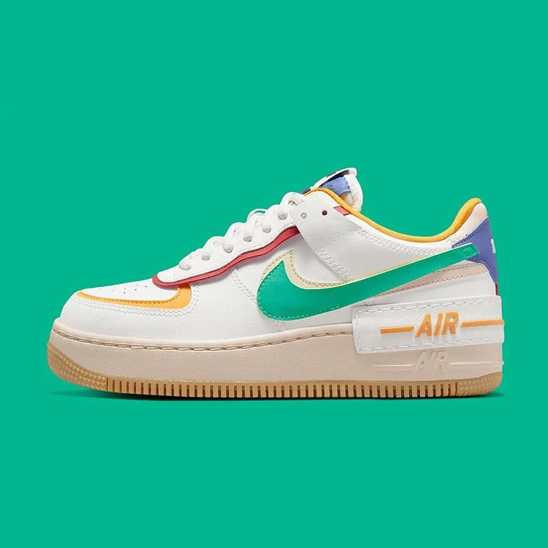 0827 - HÀNG CHÍNH HÃNG - GIÀY NIKE AIR FORCE 1 SHADOW ‘MULTI COLOR’ MÀU VÀNG VINTAGE - CODE: CI0919-118
