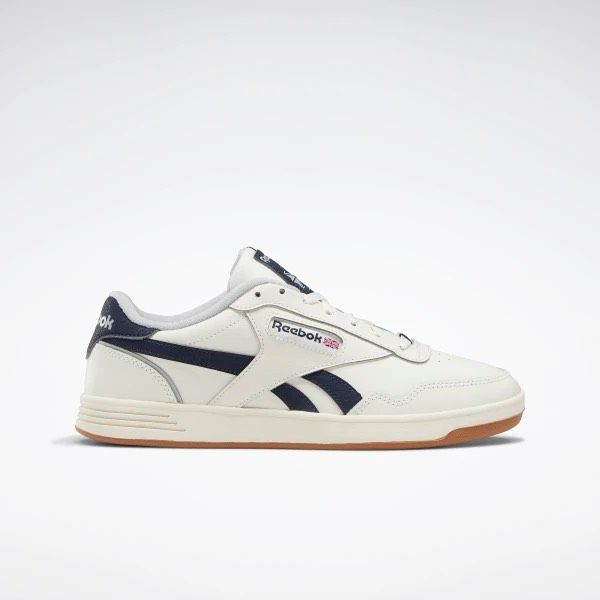 0828 - HÀNG CHÍNH HÃNG - GIÀY REEBOK CLUB MEMT 'CHALK VECTOR NAVY' - *CREAM/NAVY* - CODE: GW0102 - (5080)