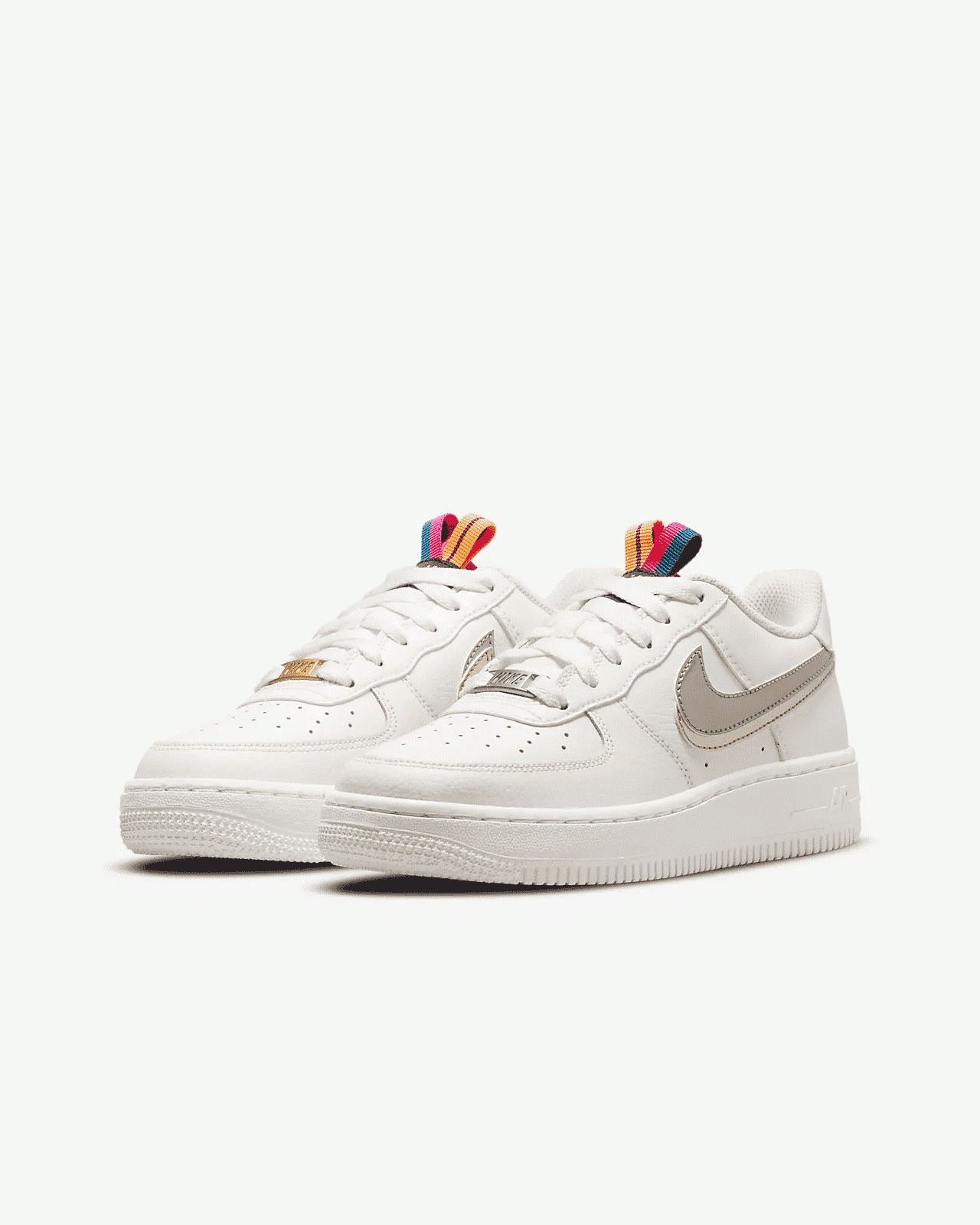 0830 - HÀNG CHÍNH HÃNG - GIÀY NIKE AIR FORCE 1 ‘SILVER & GOLD’ MÀU TRẮNG KEM - *WHITE* - CODE: DH9595-001