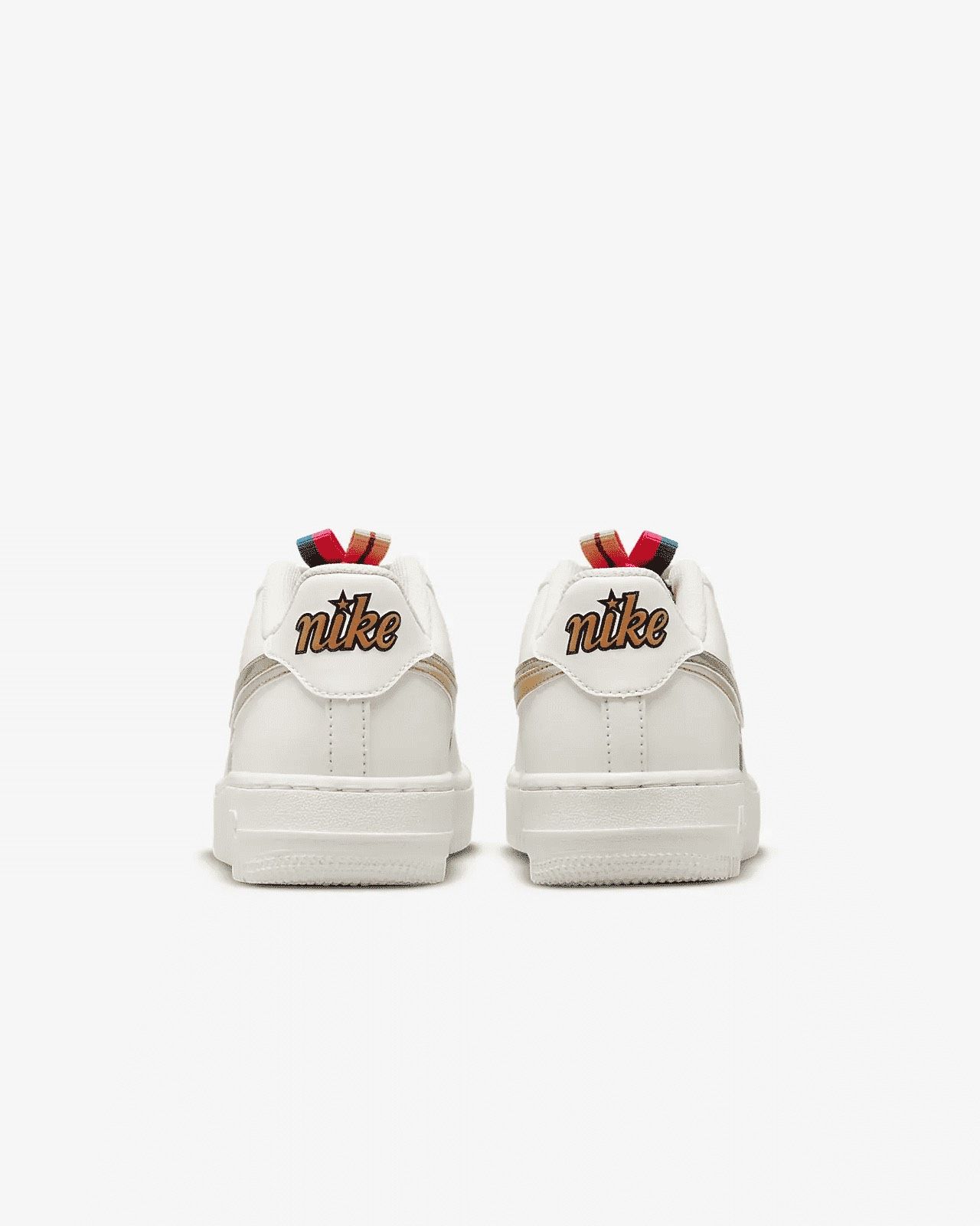 0830 - HÀNG CHÍNH HÃNG - GIÀY NIKE AIR FORCE 1 ‘SILVER & GOLD’ MÀU TRẮNG KEM - *WHITE* - CODE: DH9595-001