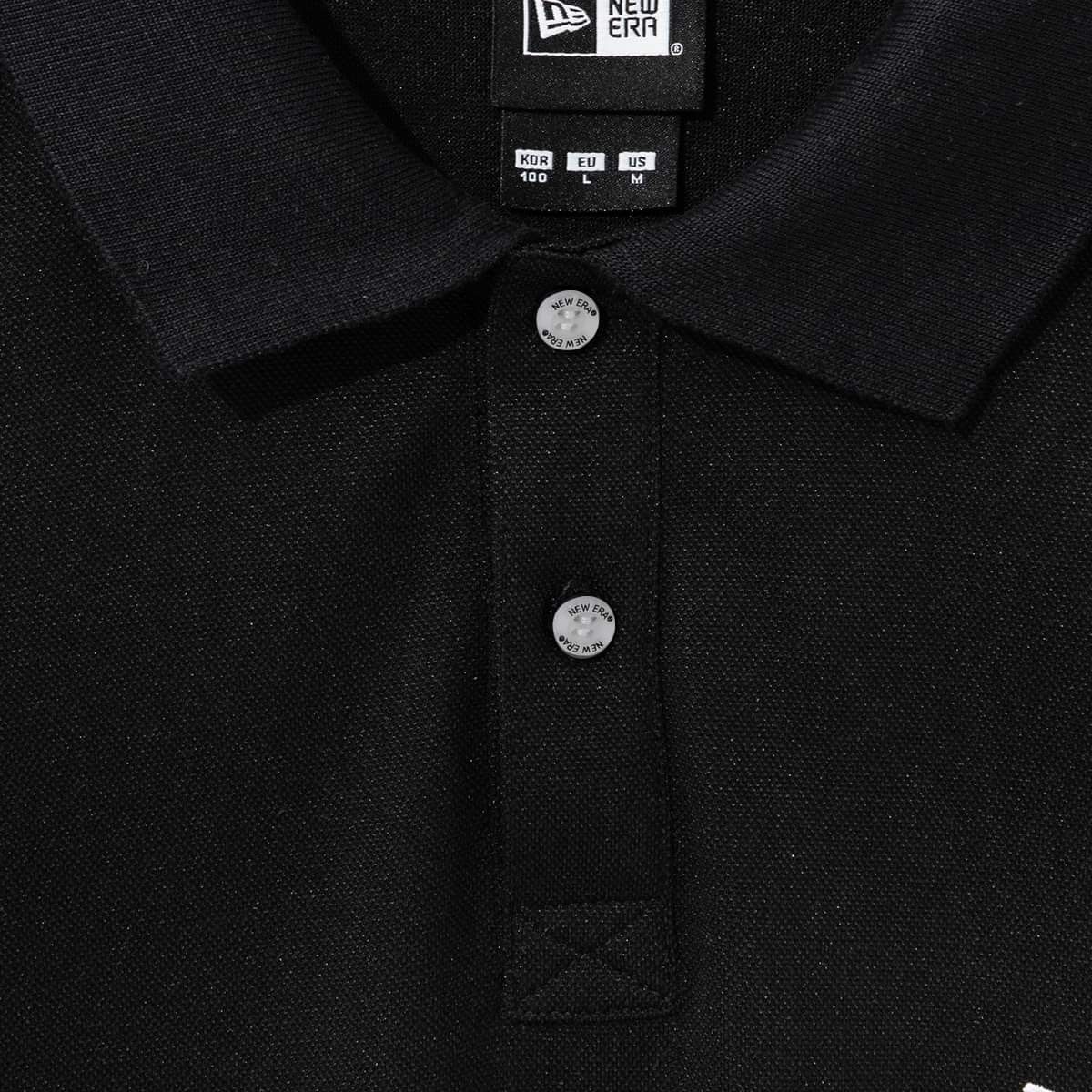 0834 - HÀNG CHÍNH HÃNG - ÁO POLO NEW ERA LOGO NEW ERA *MÀU ĐEN* - CODE: 13113670