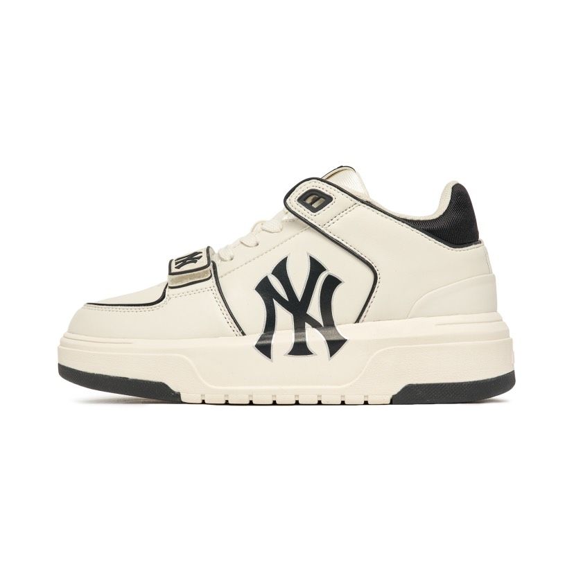 0835 - HÀNG CHÍNH HÃNG - GIÀY MLB CHUNKY LINER MID MÀU OFFWHITE - *BLACK/WHITE* - CODE: 3ASXLMB3N-50BKS