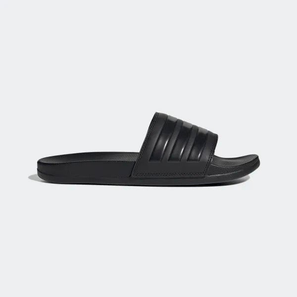 0844 - HÀNG CHÍNH HÃNG - DÉP QUAI NGANG ADIDAS CLOUDFOAM COMFORT MÀU ĐEN SỌC ĐEN BÓNG - CODE: GZ5896