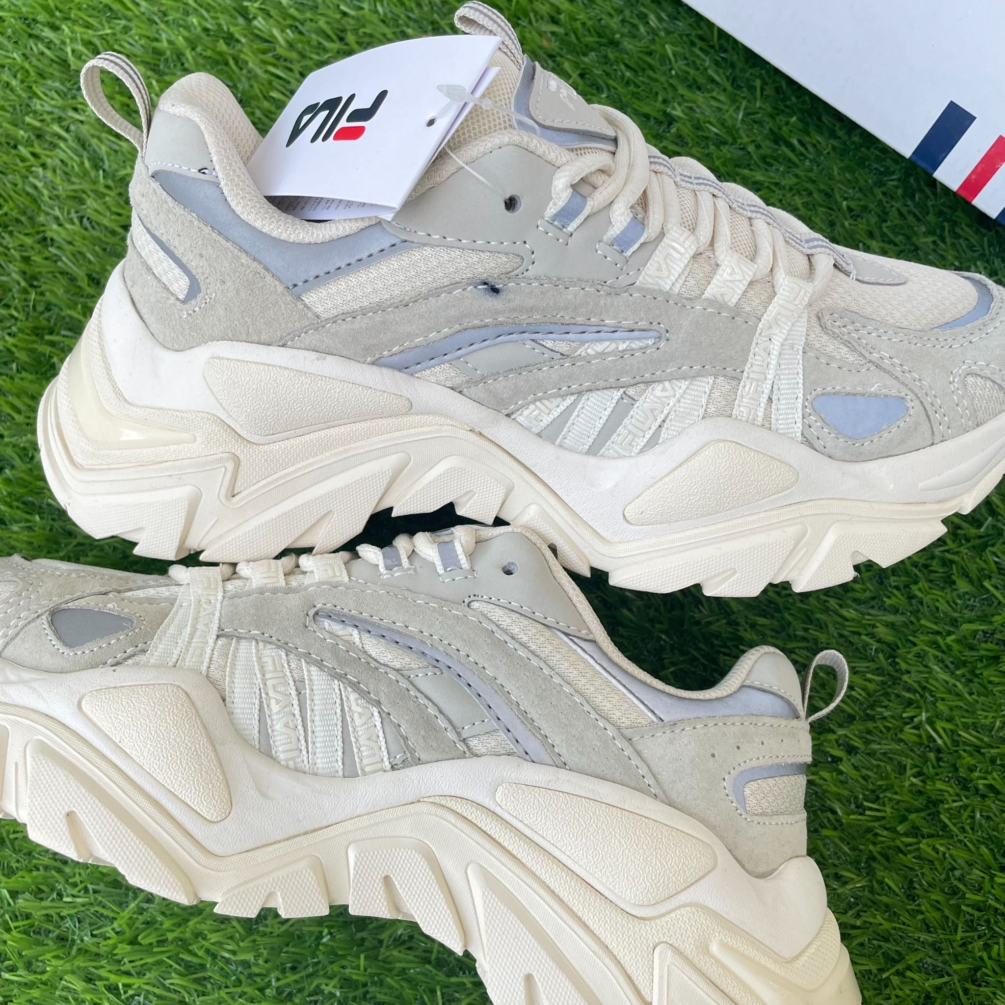 0858 - HÀNG CHÍNH HÃNG - Giày Fila Interation - BE -- *Beige* - CODE: 1JM00790 920