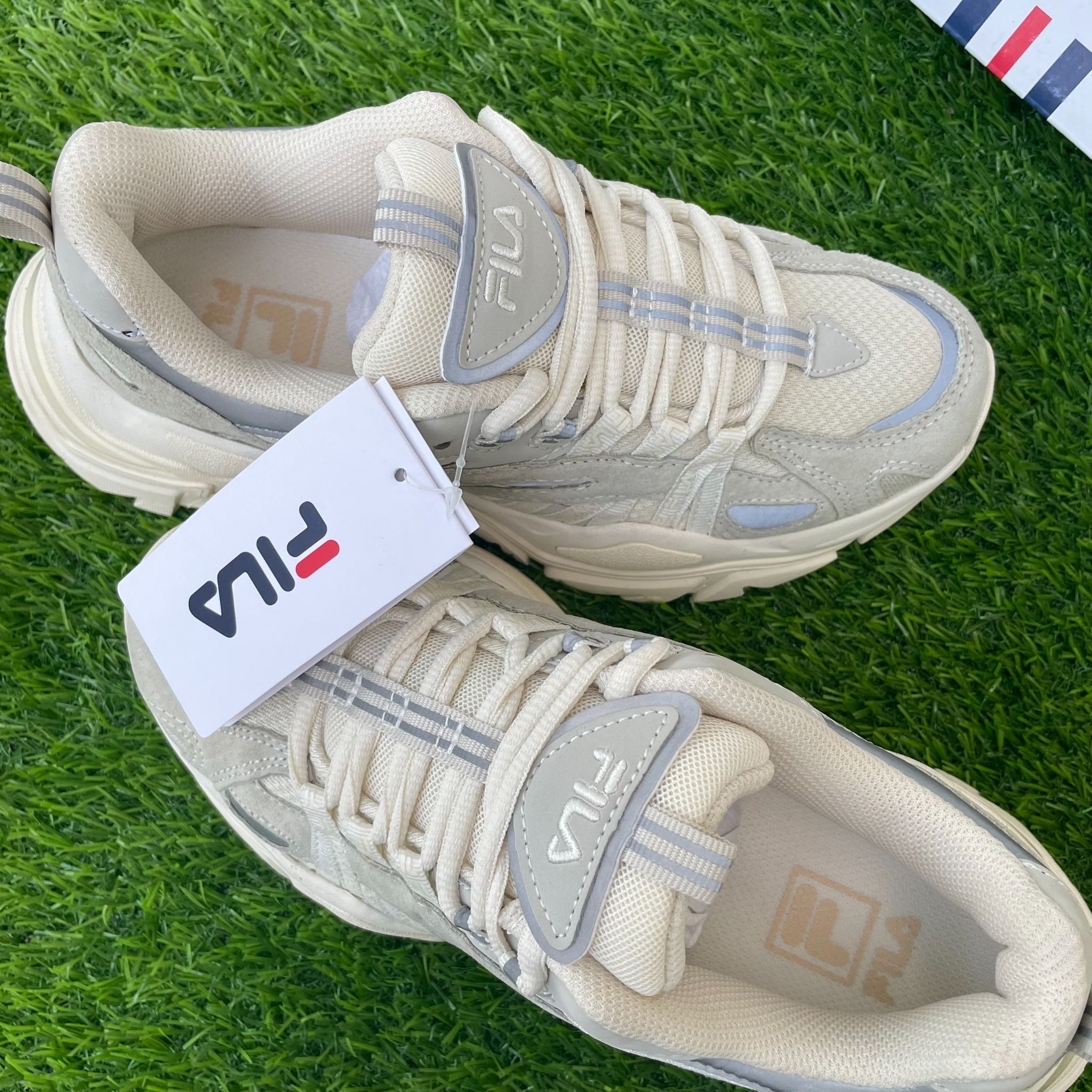 0858 - HÀNG CHÍNH HÃNG - Giày Fila Interation - BE -- *Beige* - CODE: 1JM00790 920