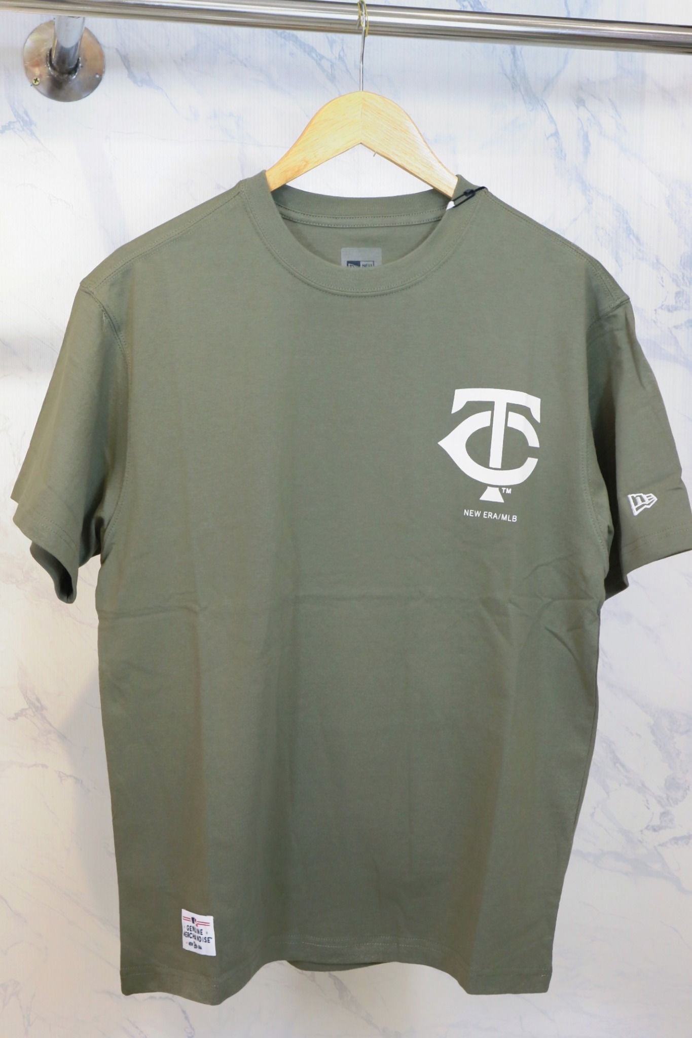 0882 - HÀNG CHÍNH HÃNG - ÁO THUN NEW ERA -MINNESOTA - Con Gấu * RÊU * CODE: