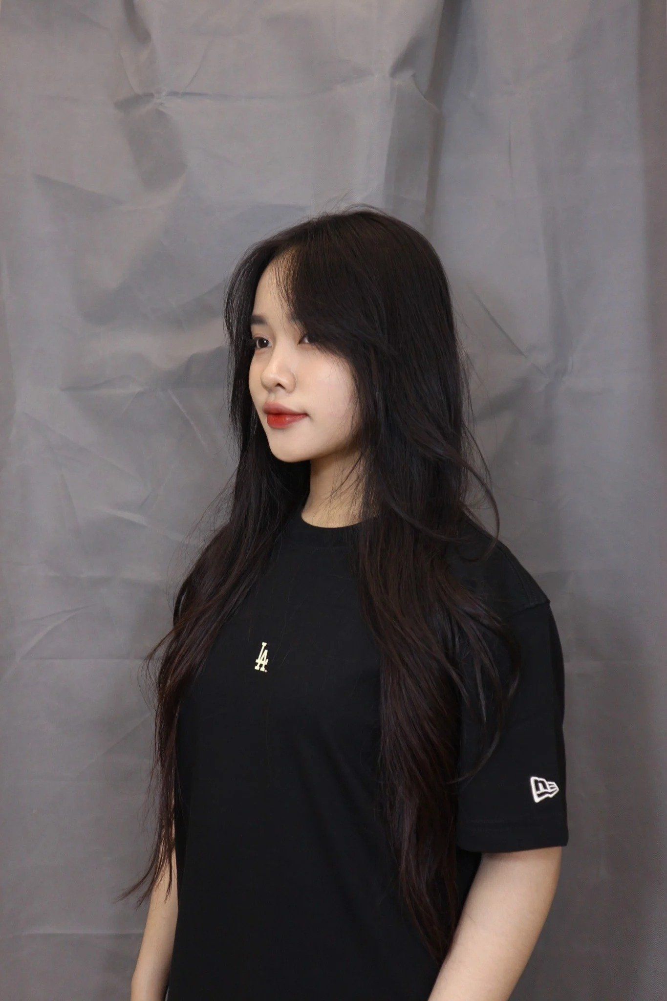 0976 - HÀNG CHÍNH HÃNG - ÁO THUN NEW ERA - LA LOGO CHÌM ĐEN - CODE: 13731452