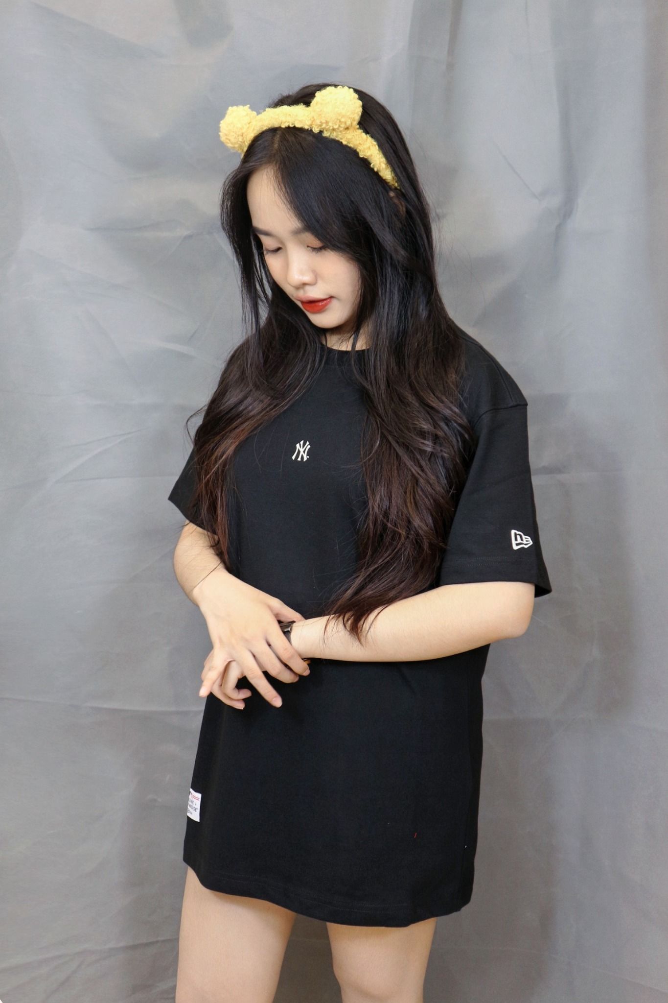 0886 - HÀNG CHÍNH HÃNG - ÁO THUN NEW ERA - NY LOGO * CHÌM ĐEN * CODE :13731451
