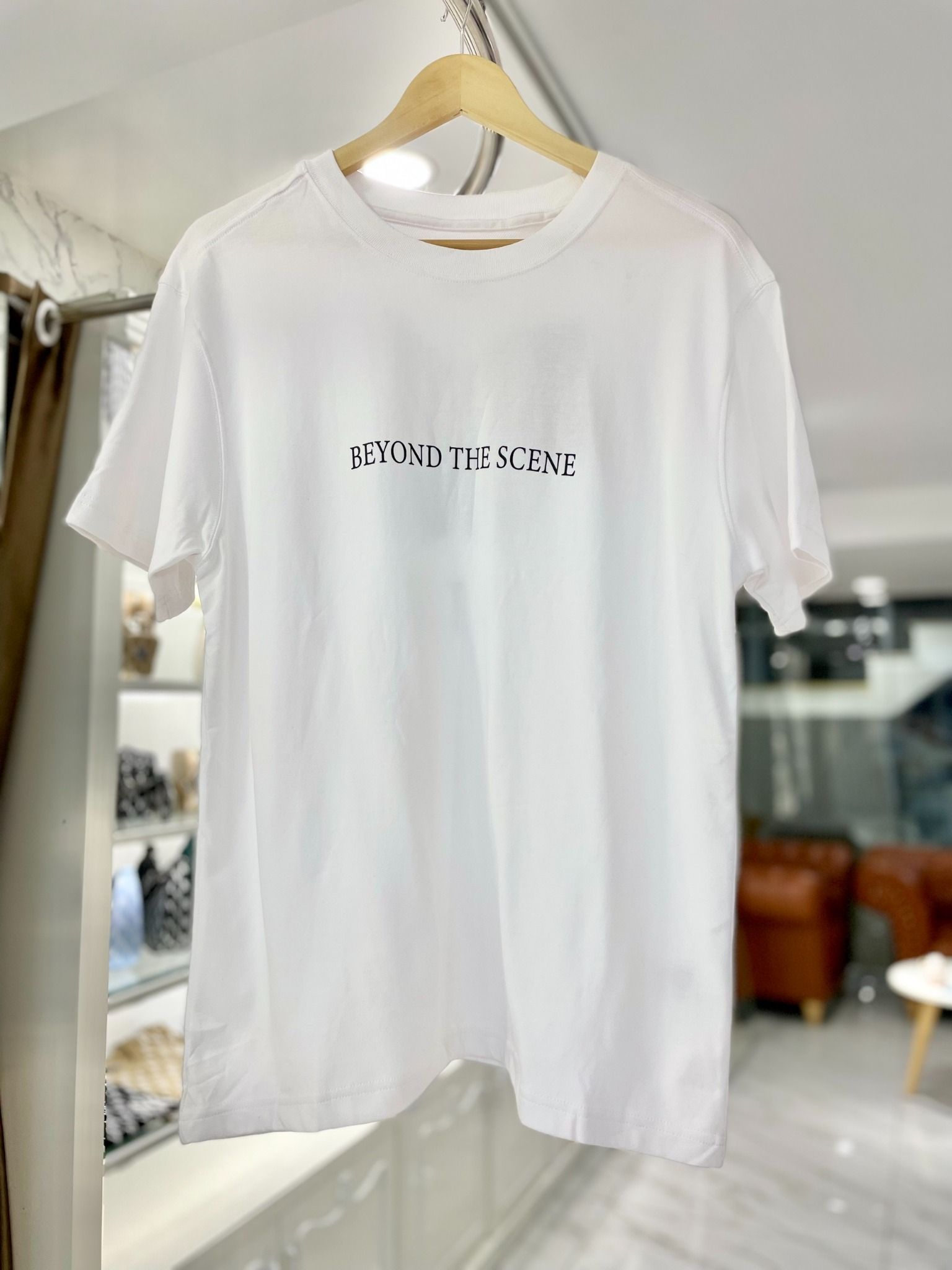 0890 - HÀNG CHÍNH HÃNG - ÁO THUN NEW ERA x BTS- BEYOND THE SCENE *TRẮNG *