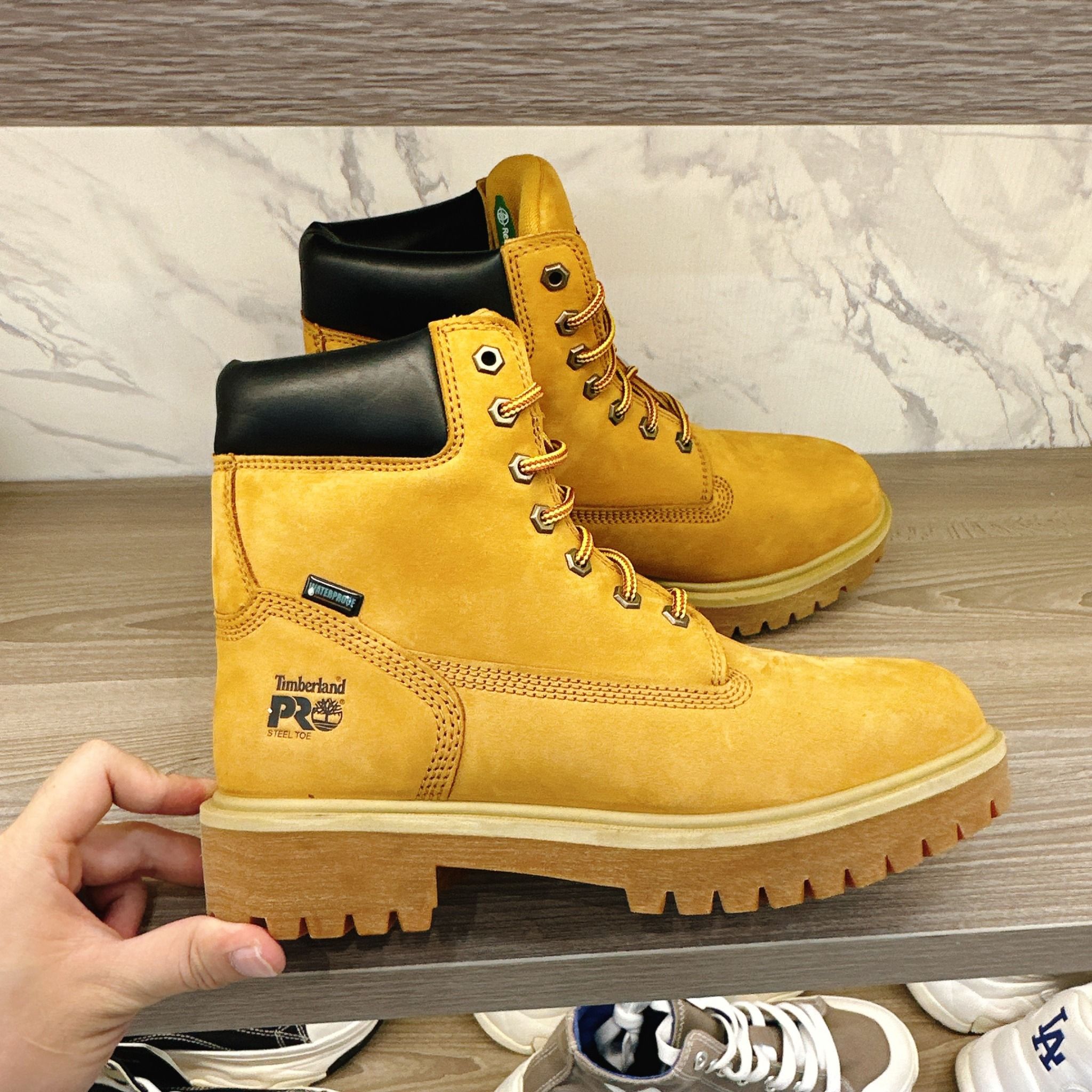 0903 - HÀNG CHÍNH HÃNG - GIÀY Boot Timberland 6 inch PRO - CỔ CAO (6INCH) - Màu DA BÒ *NUBUCK*
