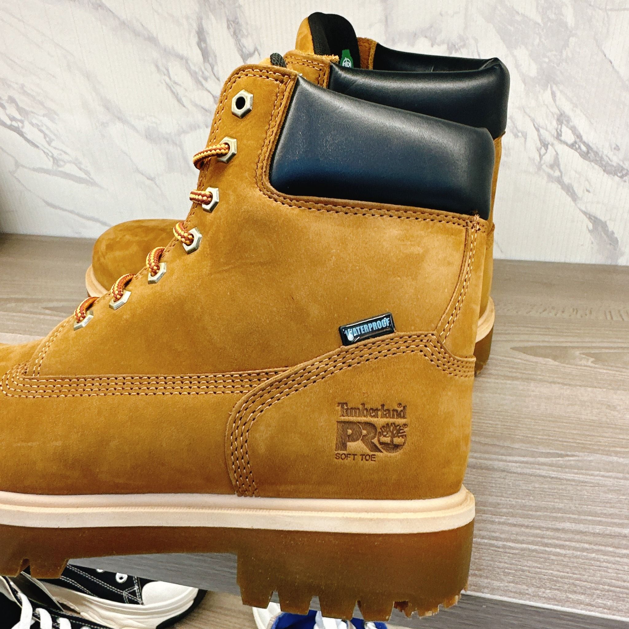 0901 - HÀNG CHÍNH HÃNG - GIÀY Boot Timberland 6 inch PRO - CỔ CAO (6INCH) - Màu DA BÒ (ĐẬM) *NUBUCK*