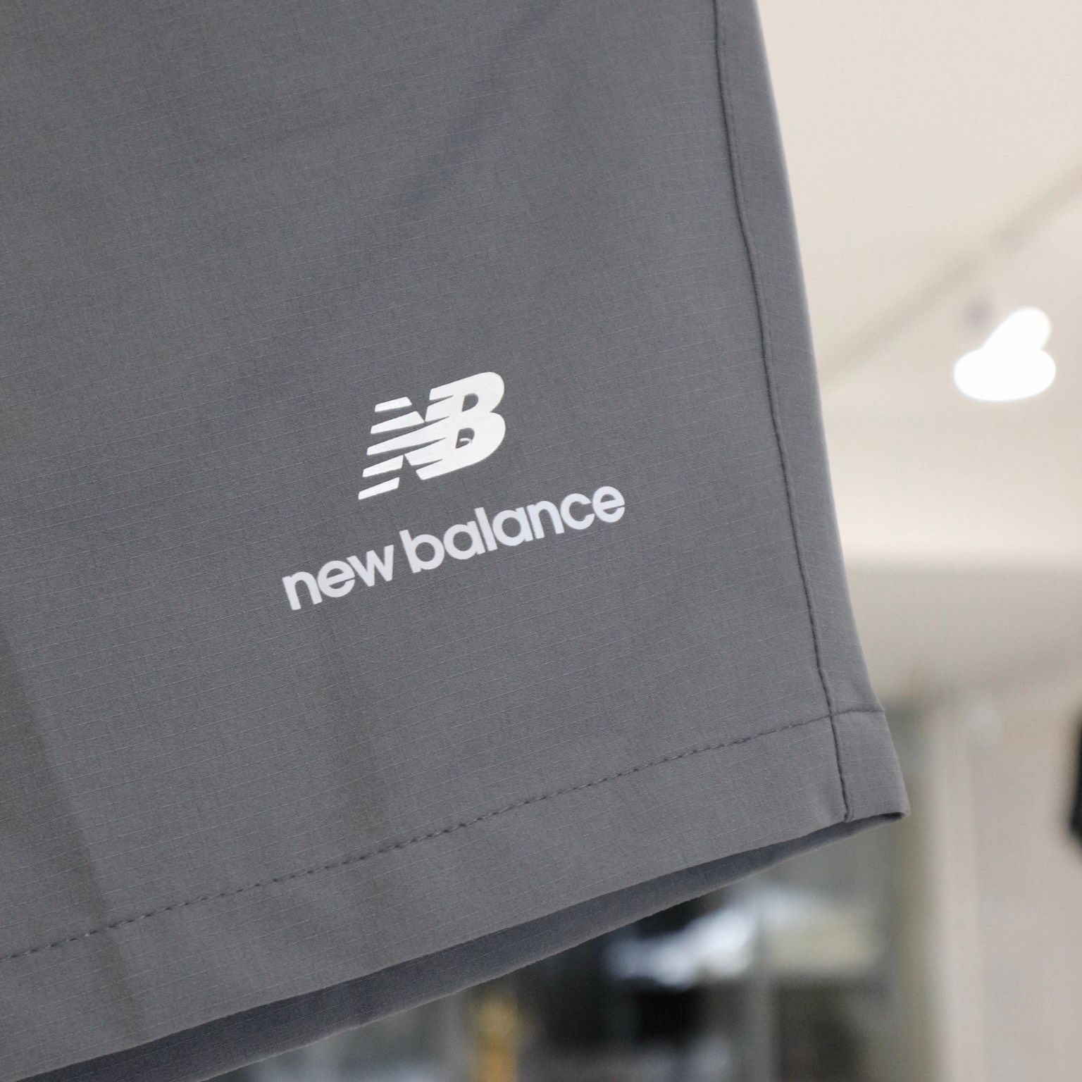 0985 - HÀNG CHÍNH HÃNG - Quần Short New Balance - *Xám Nhạt*