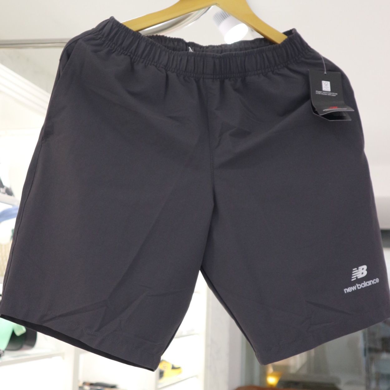 0984 - HÀNG CHÍNH HÃNG - Quần Short New Balance - *Xám đậm*