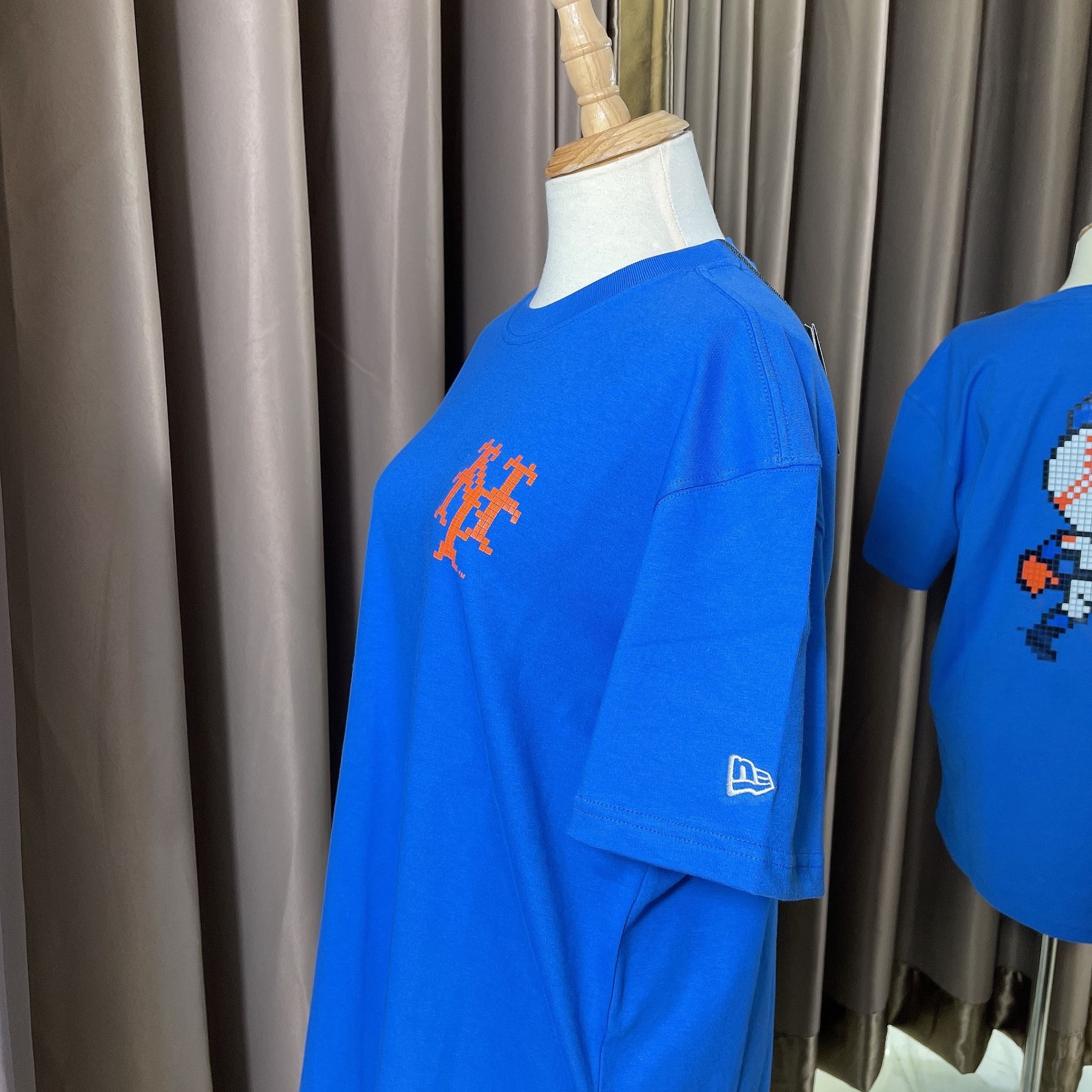 1079 - HÀNG CHÍNH HÃNG - ÁO THUN NEW ERA - NEW YORK METS 8-BIT - XANH - CODE: 12866564